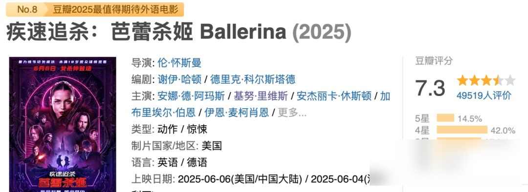 疾速追杀外传：芭蕾杀姬_疾速追杀芭蕾杀姬 安娜·德·阿玛斯 罗妮娅